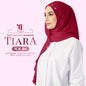 Naelofar Hijab Inispired Semi-Instant Diamond Tiara Plain Collection (1CK)