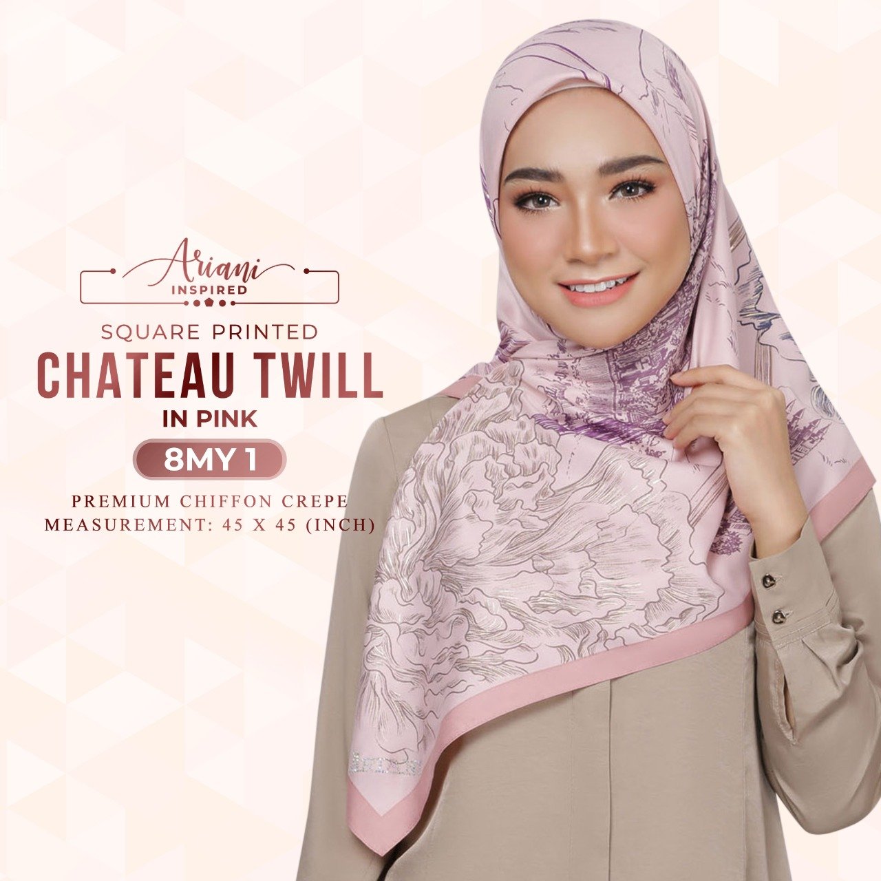 Ariani Printed Chateau Twill SQ Collection