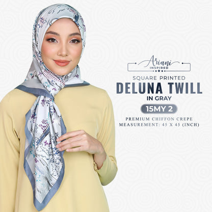 Ariani Inspired Deluna Twill Printed SQ Collection
