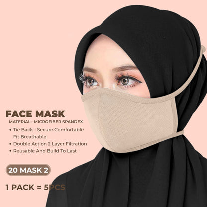 New Superior Quality Face Mask (Tie Back) Collection
