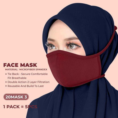 New Superior Quality Face Mask (Tie Back) Collection