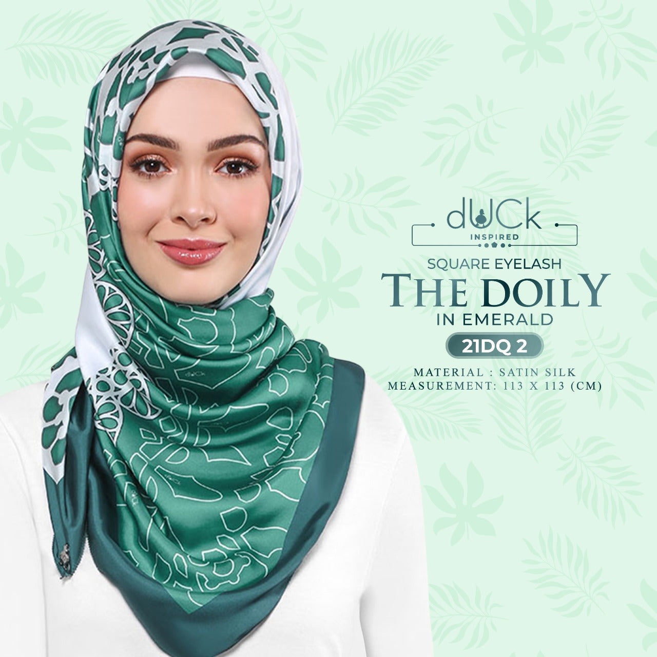 dUCk Inspired The Doily Square Eyelash Collection (21DQ)