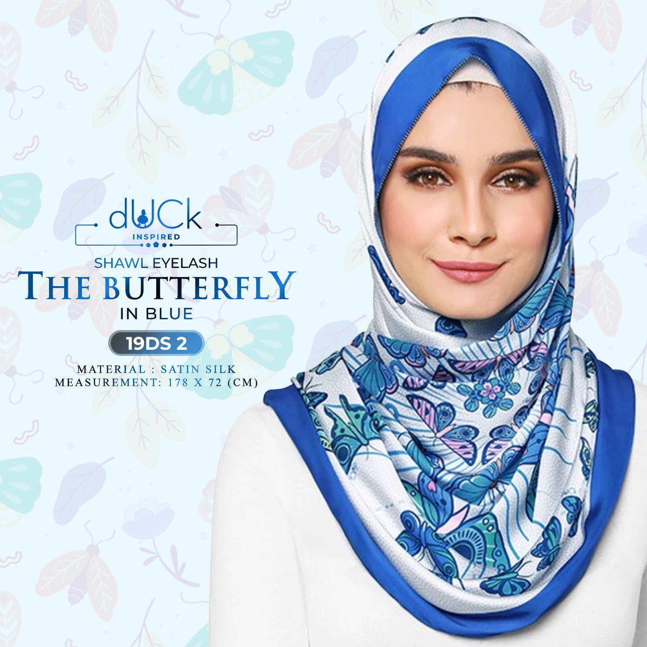 dUCk Inspired The Butterfly Shawl Eyelash Collection (19DS)