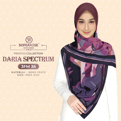Sofearose Printed Daria Spectrum Bawal Express Instant Collection 2.0