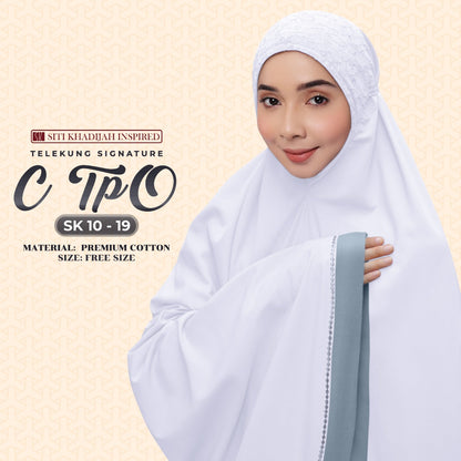 Telekung SK C TPO Collection - Free Woven Bag