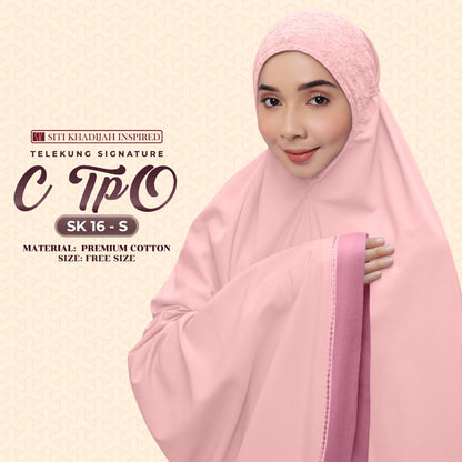 Telekung SK C TPO Collection - Free Woven Bag