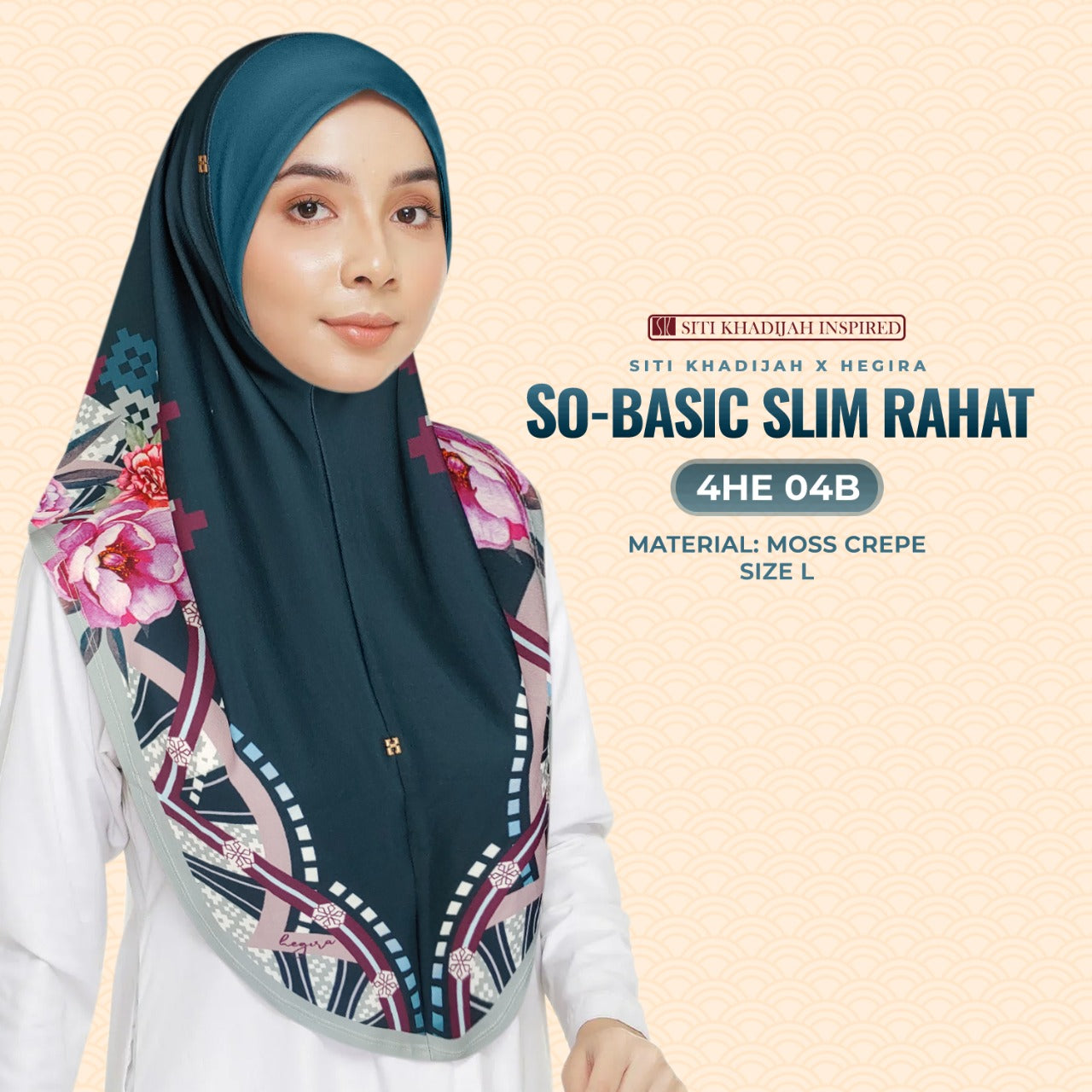 Hegira Hijab Inspired So-Basic Slim Rahat Instant Sarung Crepe Collection
