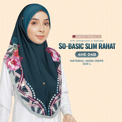 Hegira Hijab Inspired So-Basic Slim Rahat Instant Sarung Crepe Collection