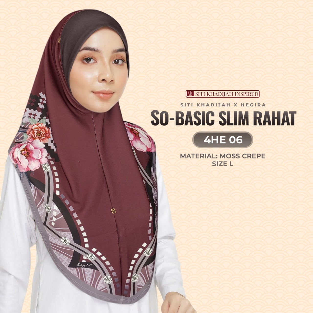 Hegira Hijab Inspired So-Basic Slim Rahat Instant Sarung Crepe Collection