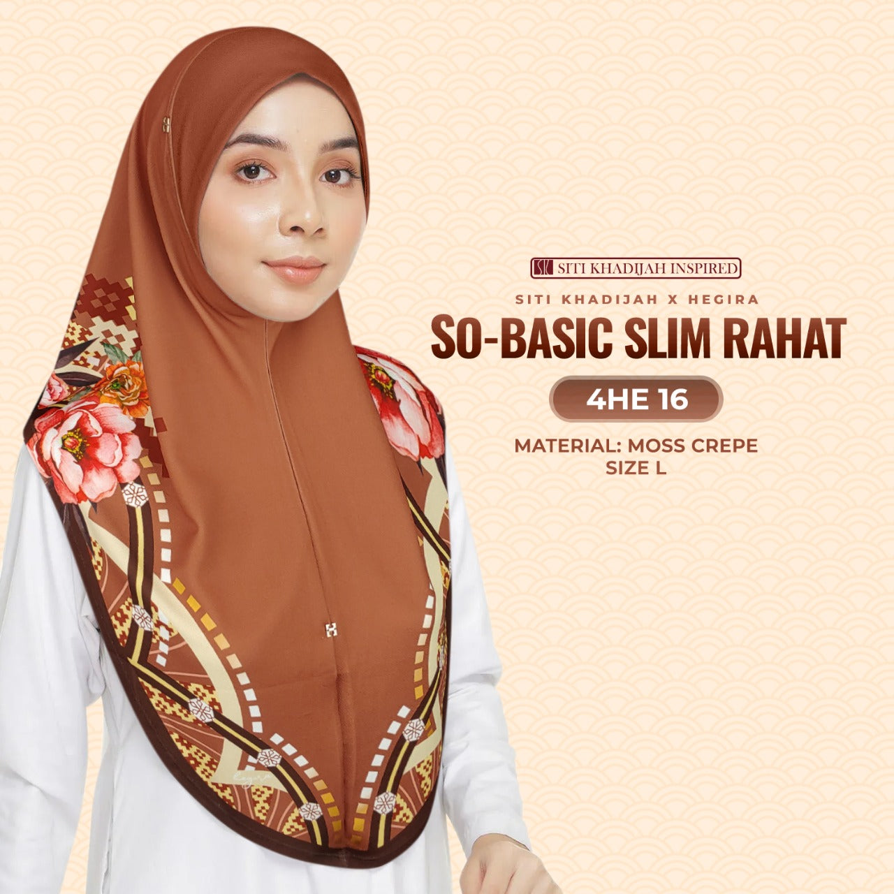 Hegira Hijab Inspired So-Basic Slim Rahat Instant Sarung Crepe Collection