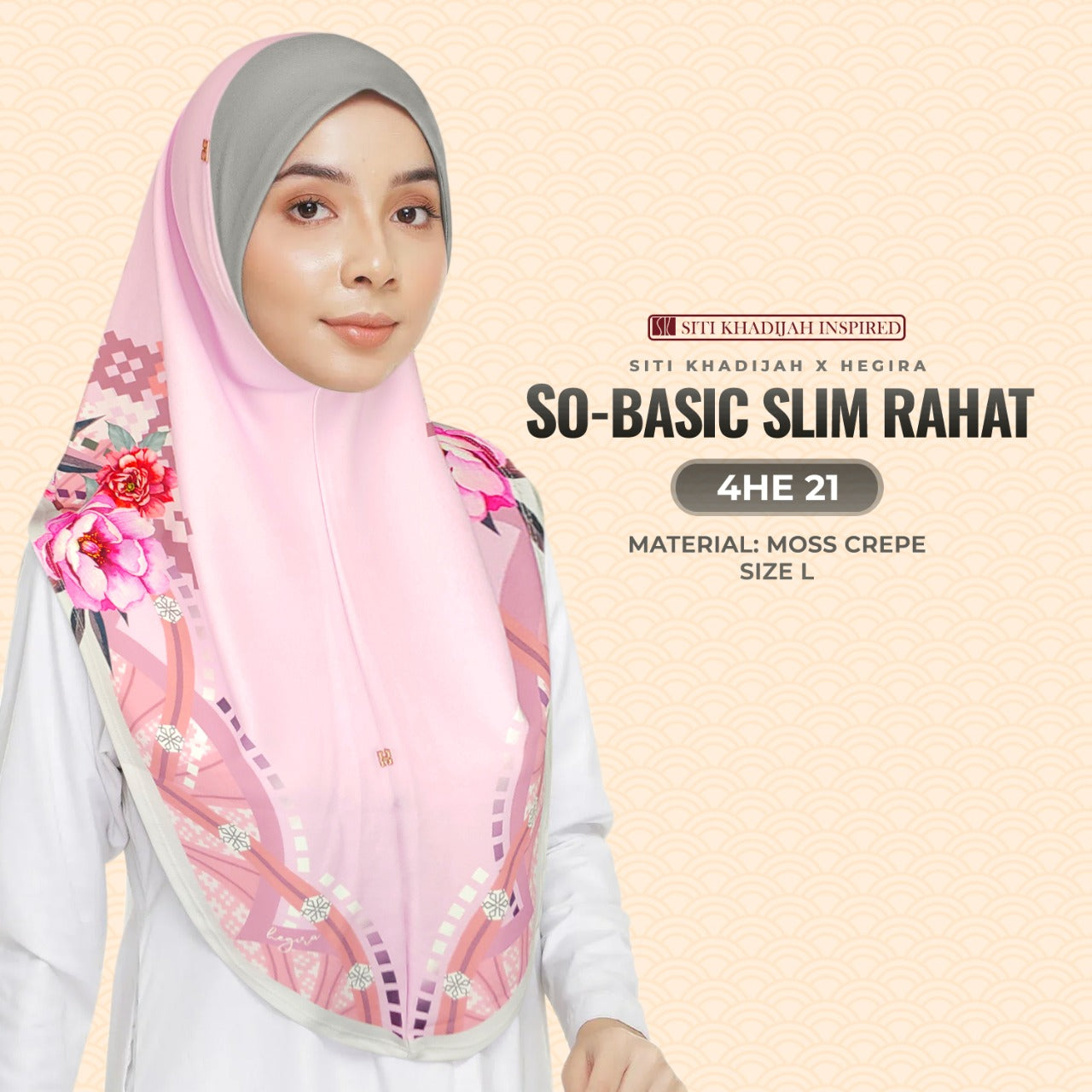 Hegira Hijab Inspired So-Basic Slim Rahat Instant Sarung Crepe Collection