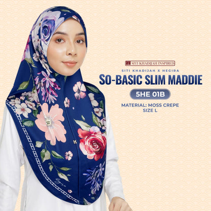Hegira Hijab Inspired So-Basic Slim Maddie Instant Sarung Crepe Collection