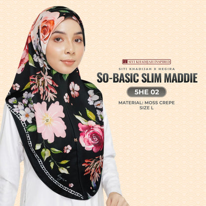 Hegira Hijab Inspired So-Basic Slim Maddie Instant Sarung Crepe Collection