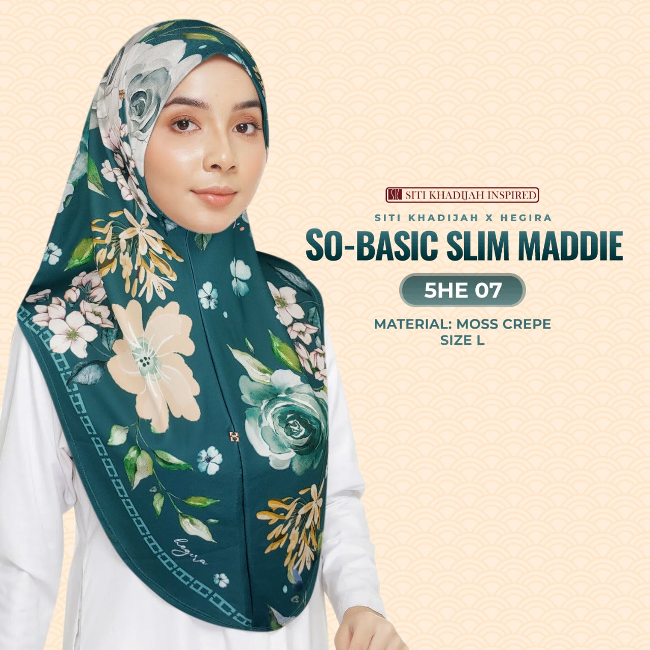 Hegira Hijab Inspired So-Basic Slim Maddie Instant Sarung Crepe Collection