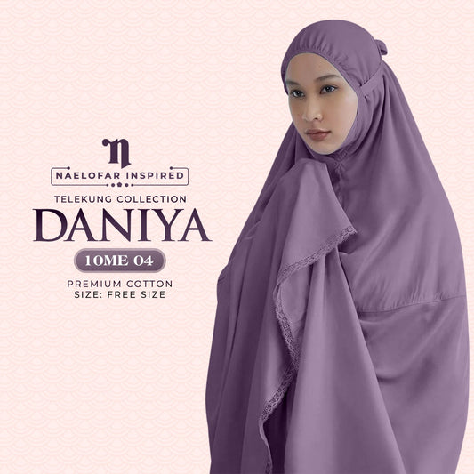 Telekung Naelofar Daniya Collection FREE Woven Bag (10ME)