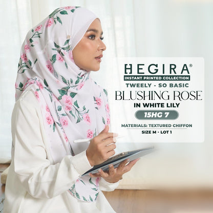 Hegira Hijab Inspired TWEELY-SO BASIC BLUSHING ROSE Instant Collection (15HG)