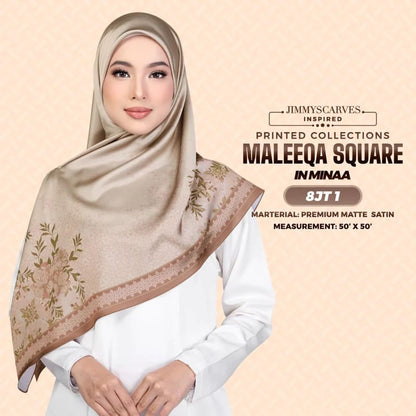 Jimmy Scarves Inspired Maleeqa SQ Collection (8JT)