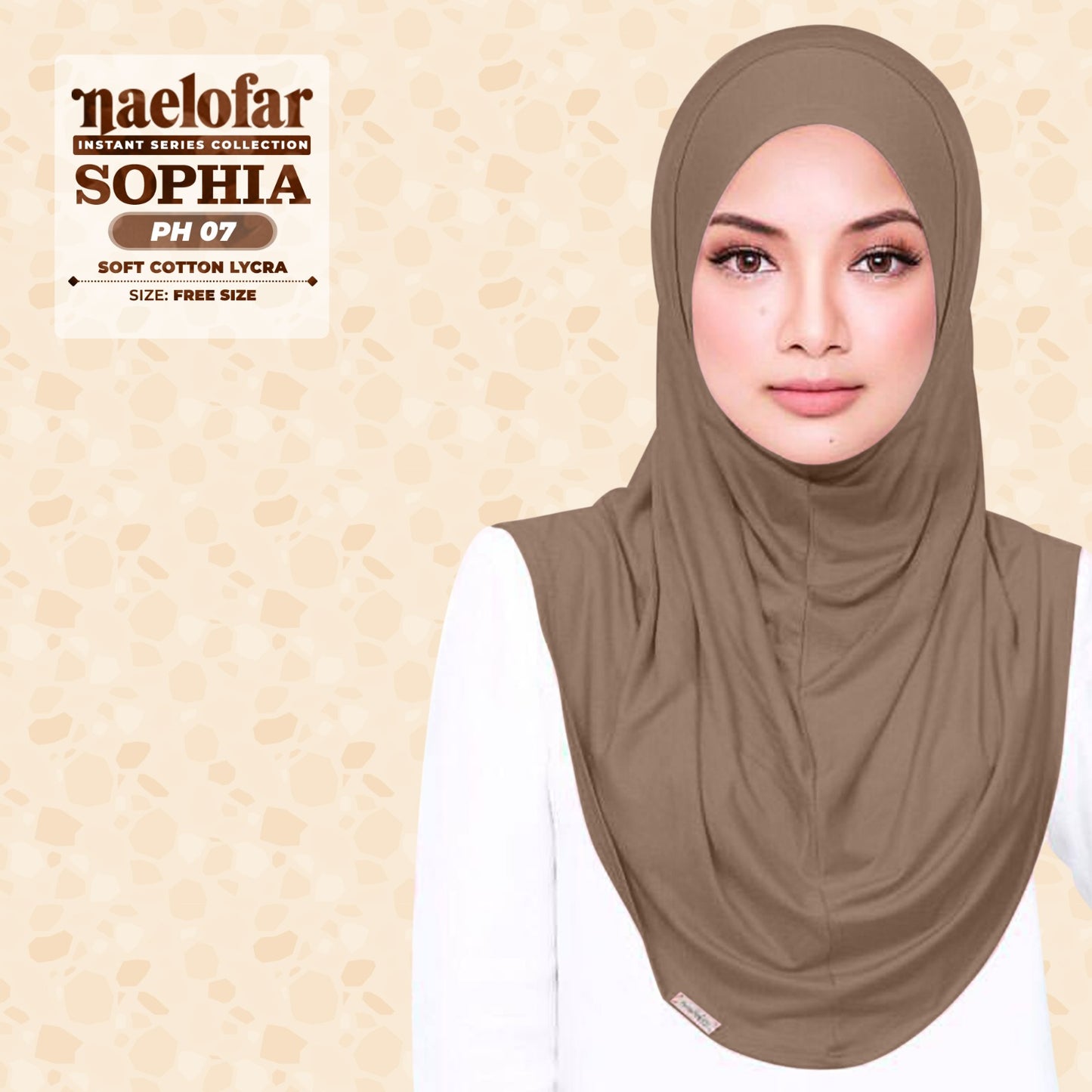 Naelofar Sophia Instant Plain Collection (PH)