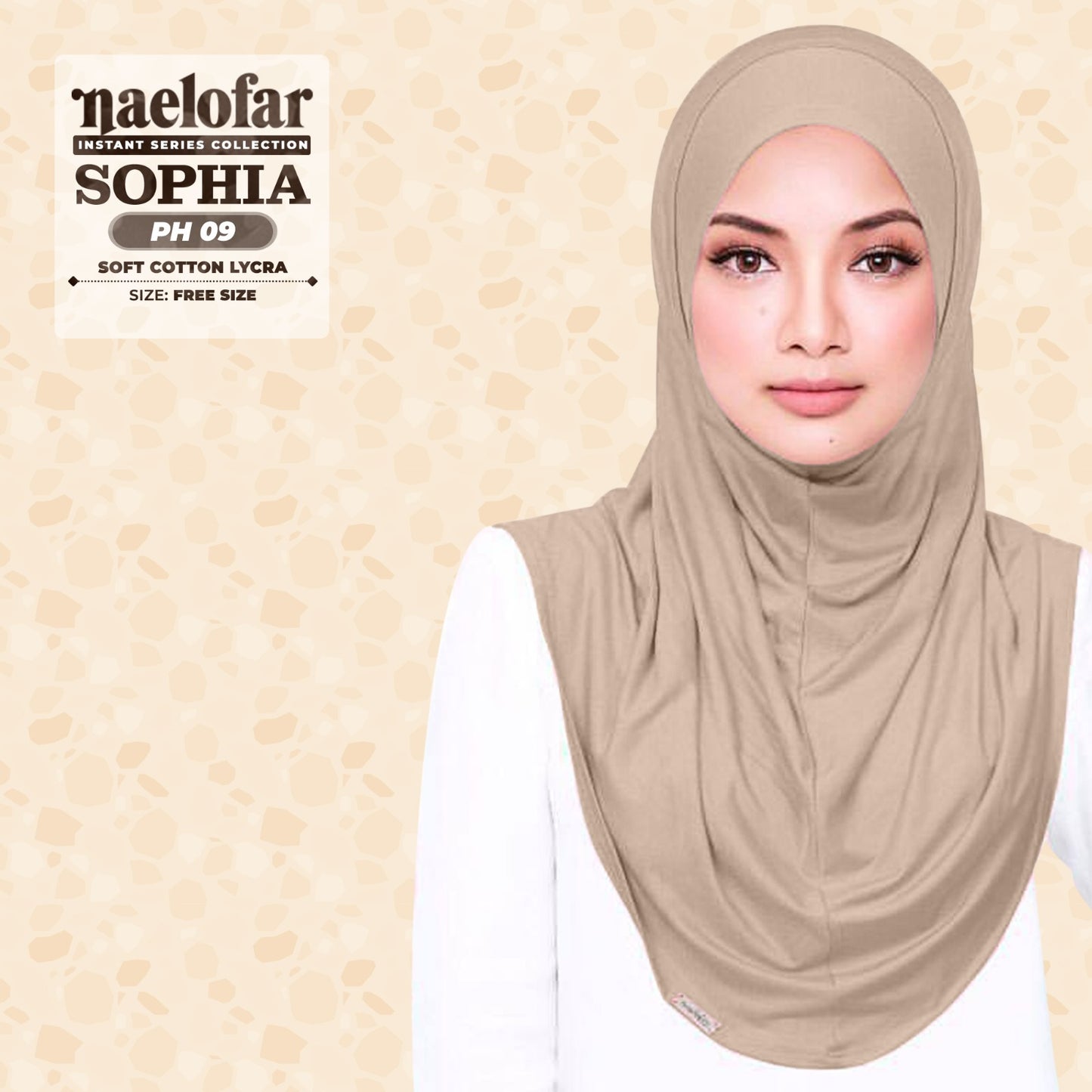 Naelofar Sophia Instant Plain Collection (PH)