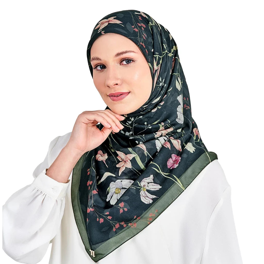 Naelofar Aleanor Cotton Voila Square The Original Collection