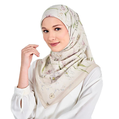Naelofar Aleanor Cotton Voila Square The Original Collection