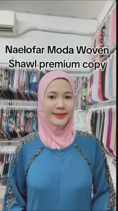 Naelofar Inspired Moda Woven Shawl Printed SQ Collection (20NX)