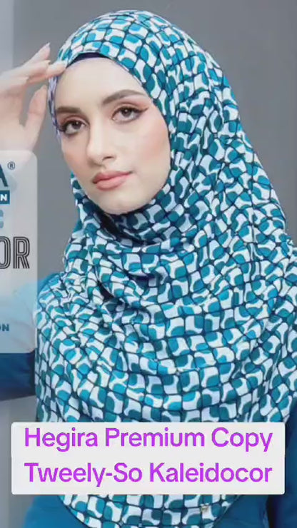 Hegira Hijab Inspired Tweely-So Basic Kaleidocolor Instant Collection (7HG)