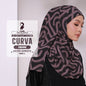 Hyat Hijab Inspired Curva Xclusive Instant Shawl & Luxe Collection (36HX-36HM-36HL)