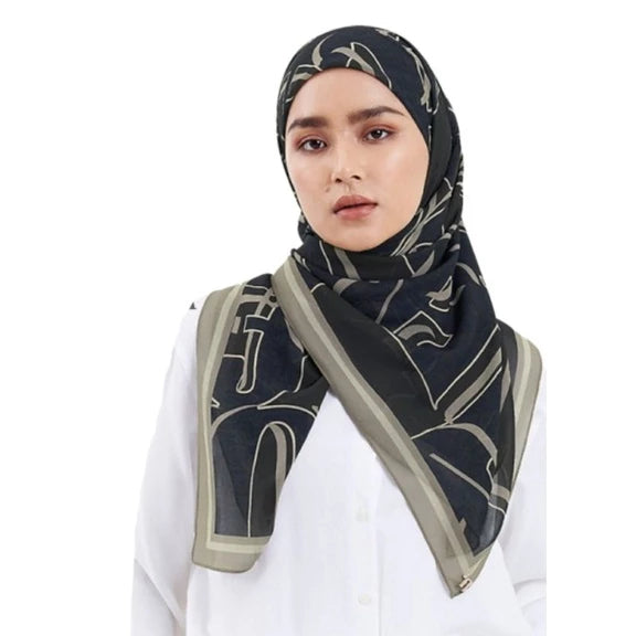 Naelofar Monogram Square The Original Collection