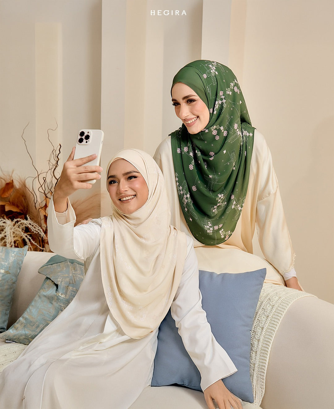 Hegira Hijab Inspired Tweely-So Basic Sprinkled Geometric Collection (23HG)