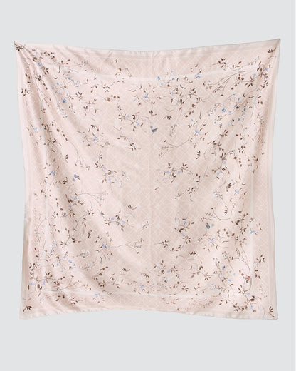 Naelofar Bamboo Trellis Satin Square The Original Collection