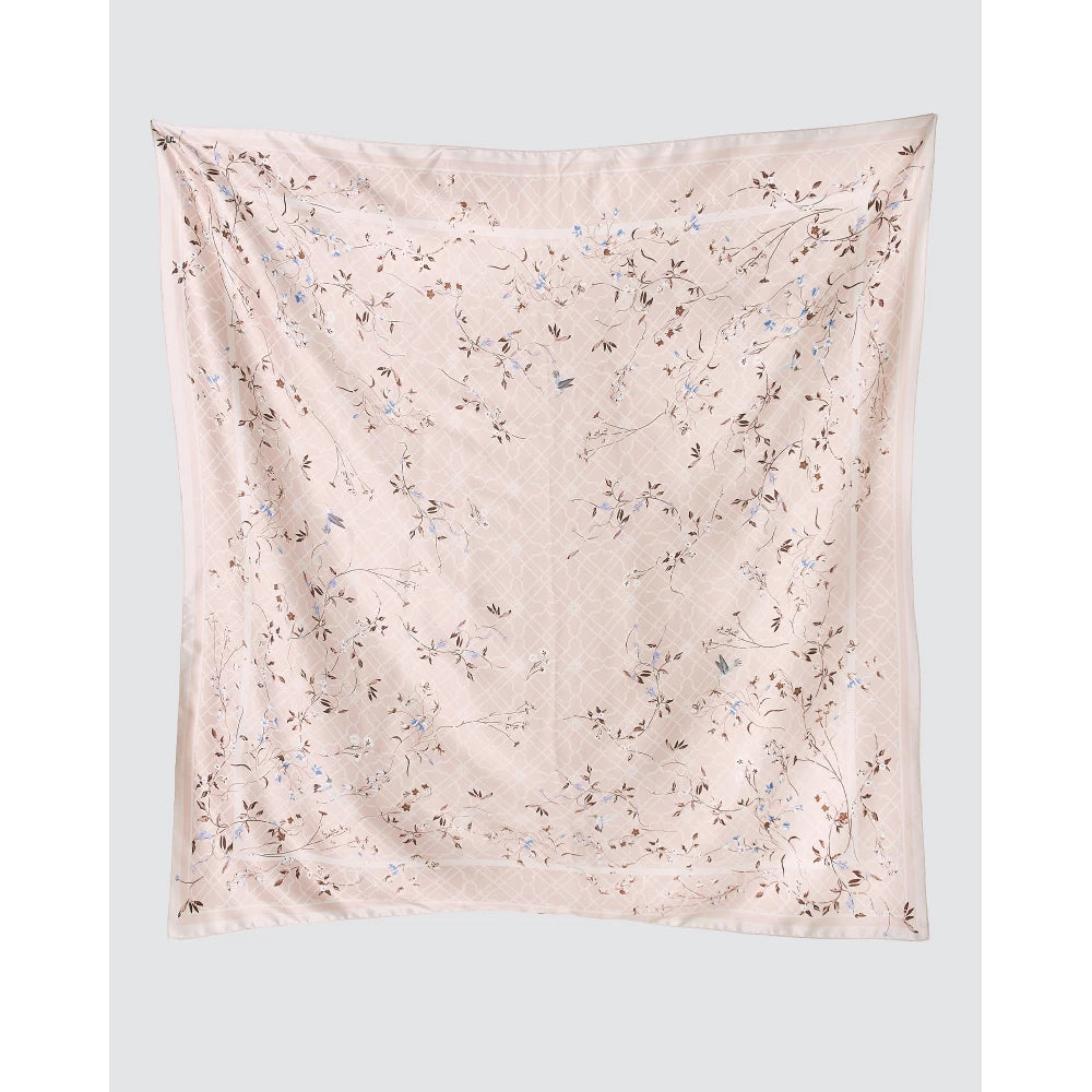 Naelofar Bamboo Trellis Satin Square The Original Collection