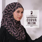 Hyat Hijab Inspired Curva Xclusive Instant Shawl & Luxe Collection (36HX-36HM-36HL)