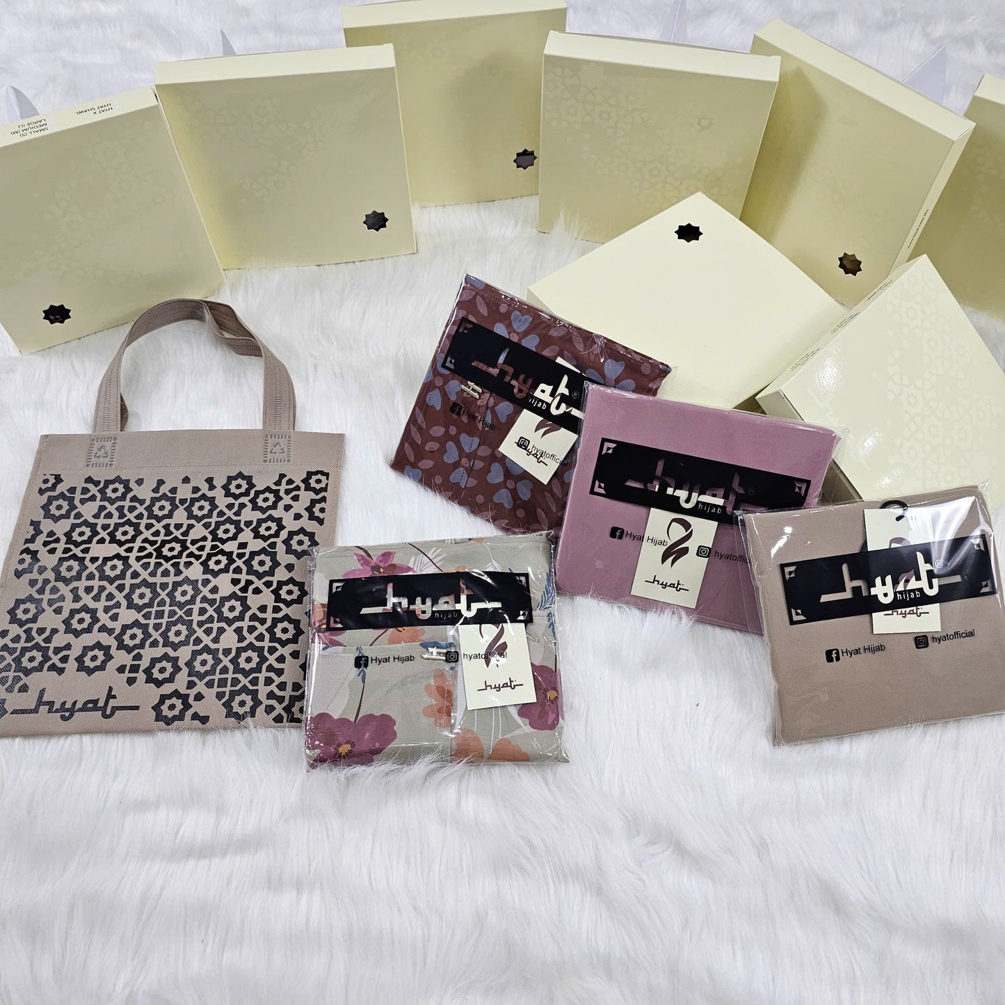 Hyat Hijab Inspired Kesuma Xclusive & Instant Shawl Collection (42HX-42HM)