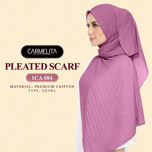 Carmelita Pleated Scarf Collection RM12