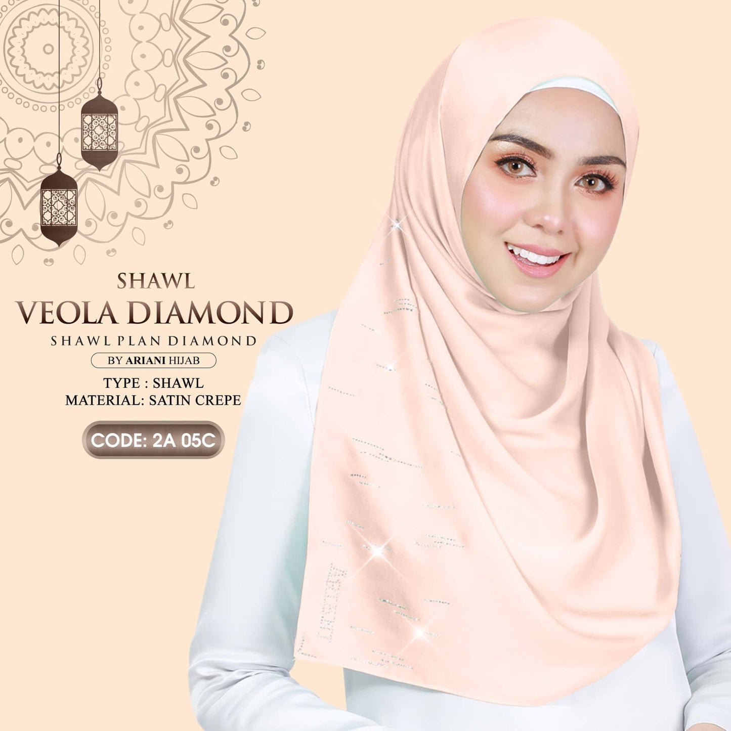 Ariani Shawl Veola Diamond Collection RM14