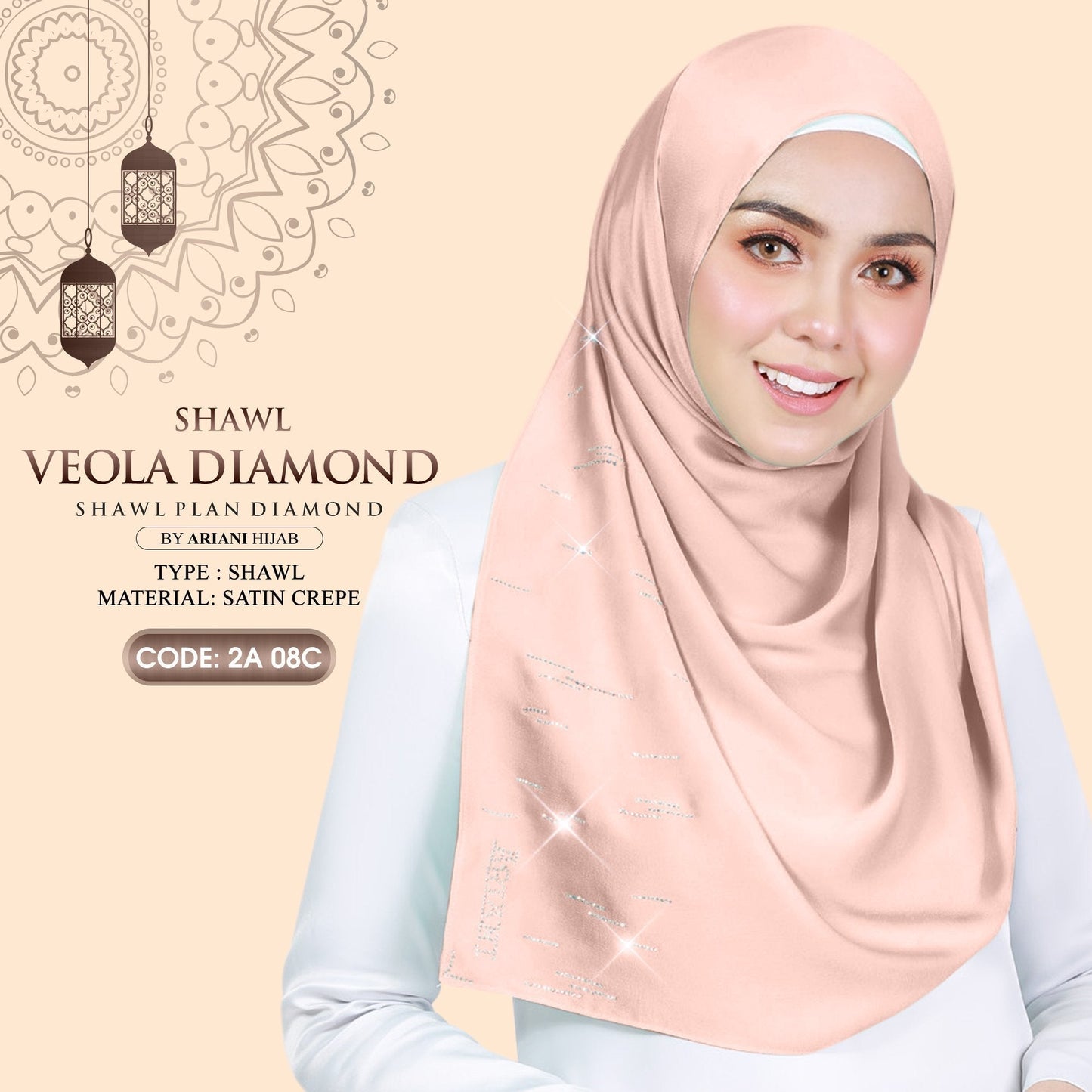 Ariani Shawl Veola Diamond Collection RM14
