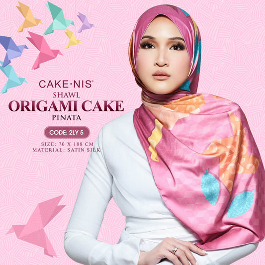 Cakenis Origami Shawl Collection RM14