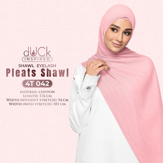 dUCk Pleats Shawl Collection