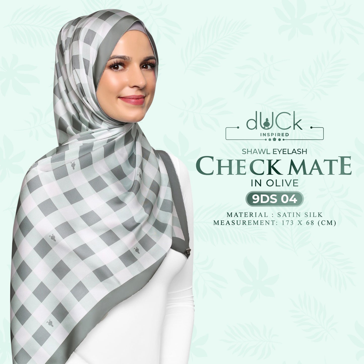 The Checkmate dUCk Shawl Eyelash Collection