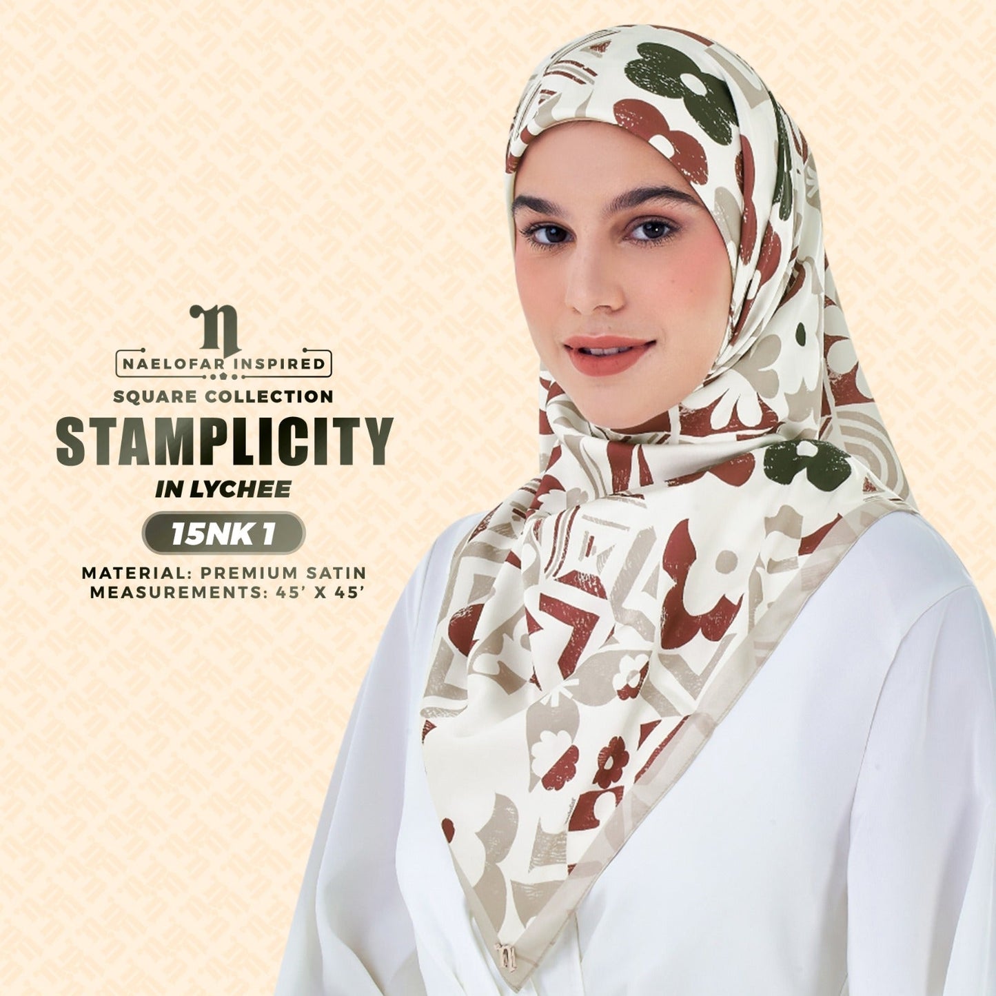 Naelofar Inspired Stamplicity Printed SQ Collection