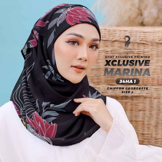 Hyat Hijab Inspired Marina Xclusive & Instant Shawl  Collection