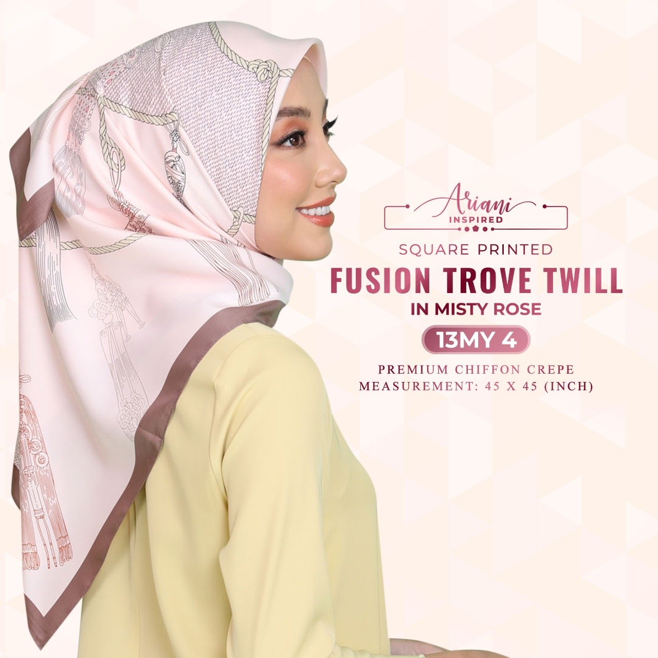 Ariani Inspired Fusion Trove Twill Printed SQ Collection
