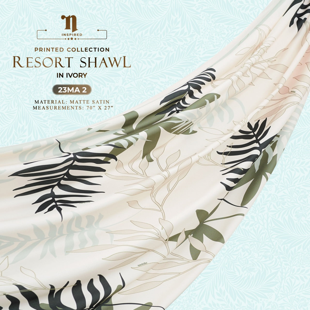 Naelofar Inspired The Resort Shawl Collection