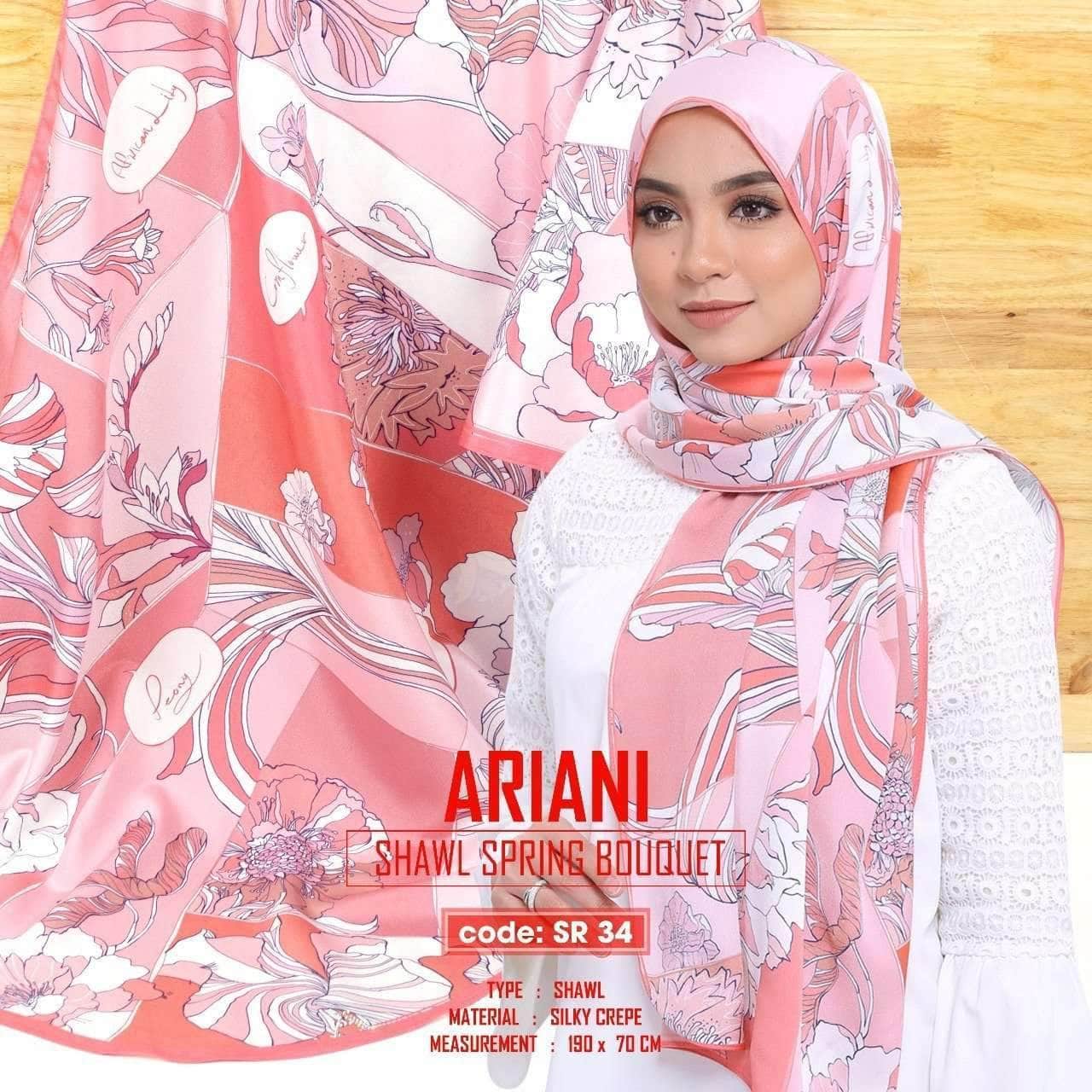 Ariani Shawl Spring Bouquet 3 Colors RM9