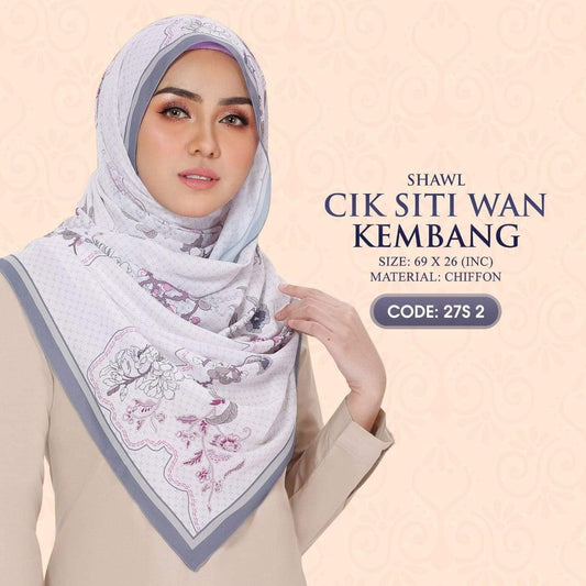 Ariani Cik Siti Wan Kembang Shawl Collection