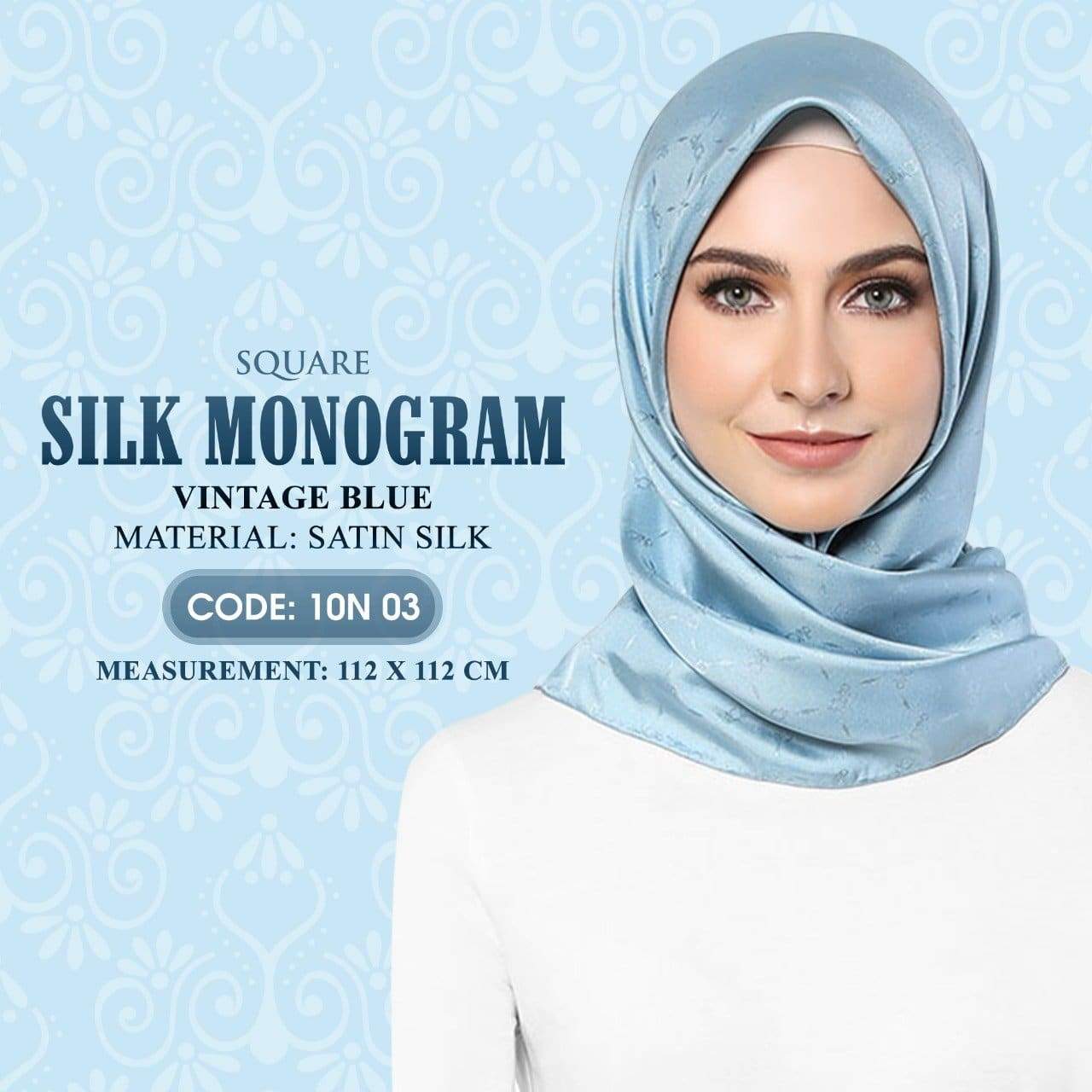 dUCk Silk Monogram Square Collection RM14