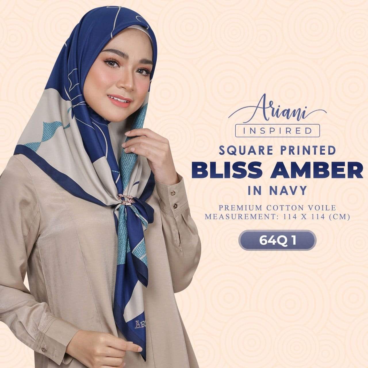 Ariani Inspired Series Bliss Amber Printed SQ Collection