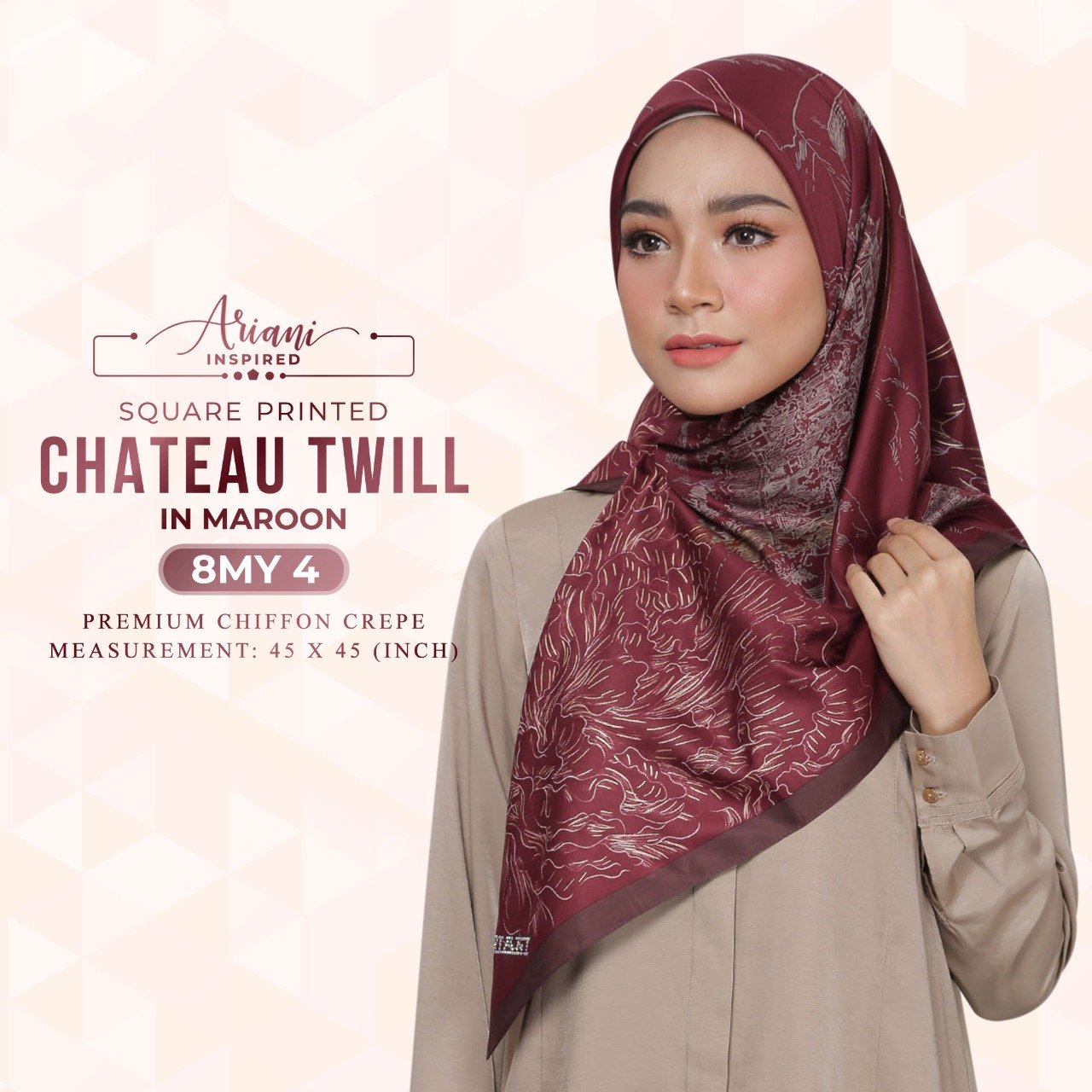 Ariani Printed Chateau Twill SQ Collection