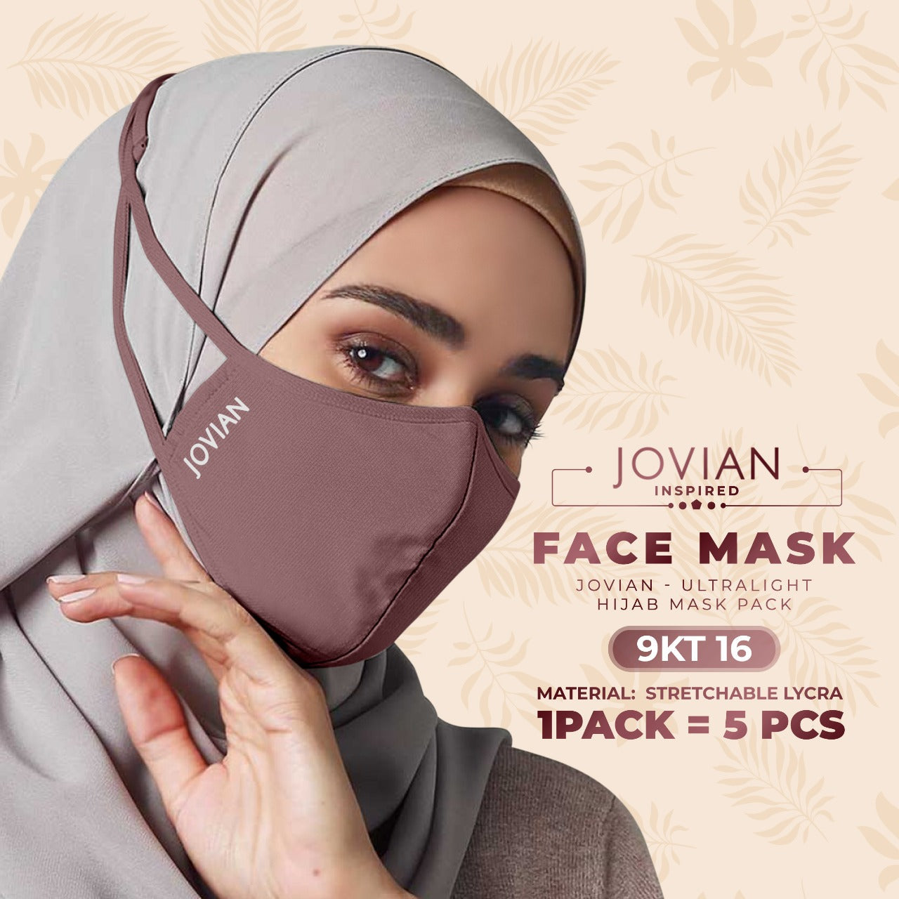 Jovian Face Mask Diamond New Collection RM5